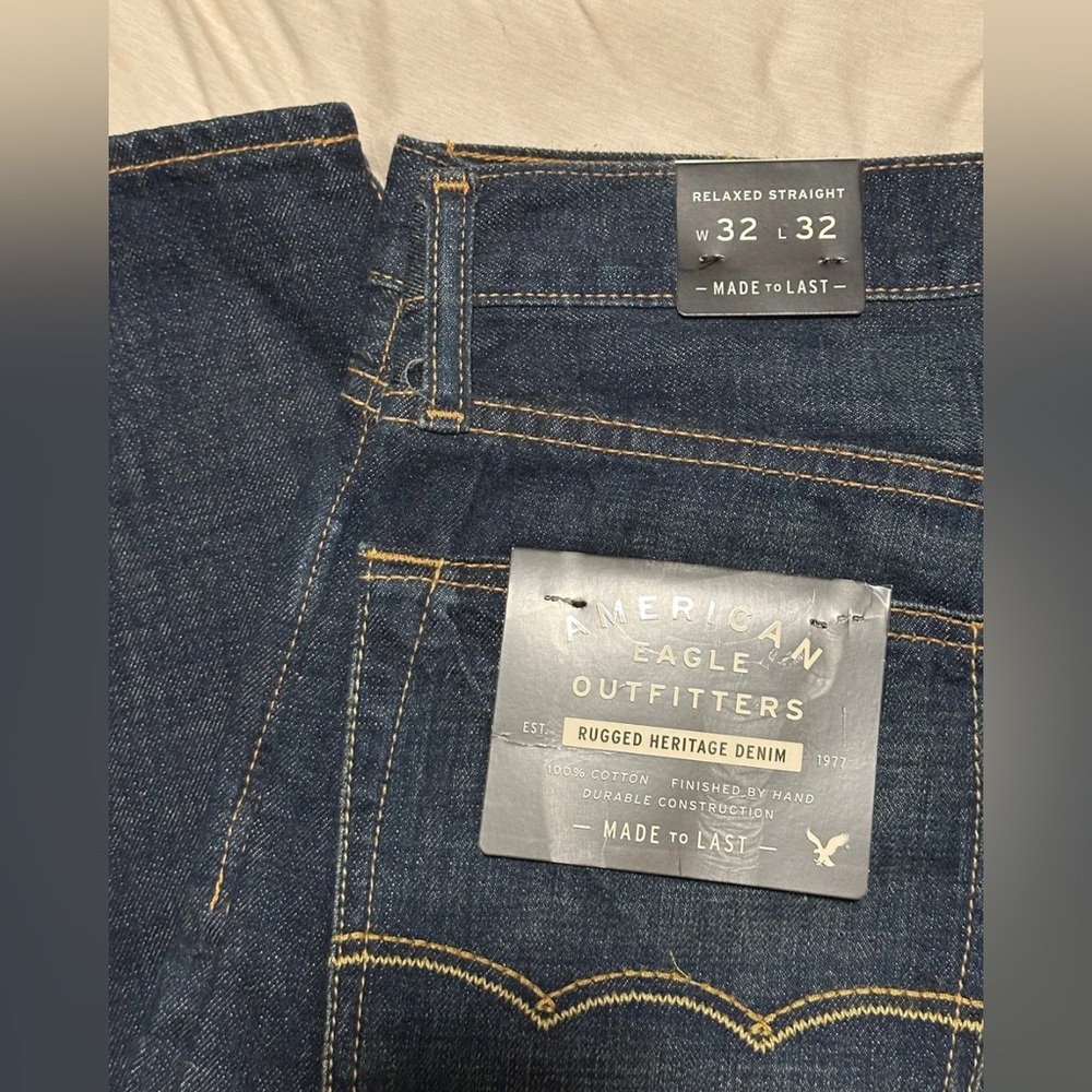 men’s american eagle relaxed straight jeans